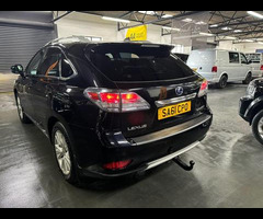 Lexus RX 3.5 450h V6 SE-L Premier SUV 5dr Petrol Hybrid CVT 4WD Euro 5 (s/s) (299 ps) FACTORY REAR D - 11