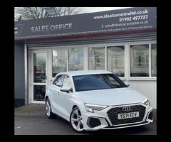 Audi A3 1.5 TFSI 35 S line Sportback 5dr Petrol S Tronic Euro 6 (s/s) (150 ps)