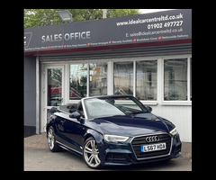 Audi A3 Cabriolet 2.0 TDI S line Convertible 2dr Diesel S Tronic Euro 6 (s/s) (150 ps)