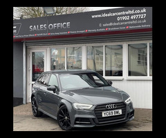 Audi A3 1.6 TDI 30 Black Edition Sportback 5dr Diesel Manual Euro 6 (s/s) (116 ps)