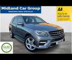 Mercedes-Benz M Class 2.1 ML250 BlueTEC Sport G-Tronic 4WD Euro 6 (s/s) 5dr