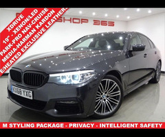 BMW 5 SERIES 2.0 520D (190 PS) M SPORT XDRIVE AUTO ( EURO 6 ) (S/S) + PRO NAV + E/HEATED SPORT LEATH