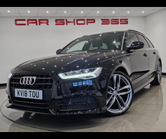 Audi A6 2.0 TDI (190 PS) ULTRA BLACK EDITION S TRONIC ( EURO 6 ) S/S AVANT 5DR + NAV + TECH PACK + B - 37