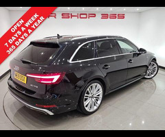 Audi A4 AVANT 2.0 TFSI 40 S line Estate 5dr Petrol S Tronic Euro 6 (s/s) (190 ps) + NAV + 1/2 LEATHE - 5