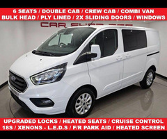 Ford Transit Custom 2.0 TDCI 300 LIMITED (170 PS) EURO 6 (S/S) DCIV L1 H1 + DOUBLE CAB / COMBI VAN +