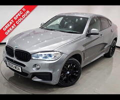 BMW X6 3.0 40D (313 PS) M SPORT EDITION XDRIVE AUTO ( EURO 6 ) S/S 5DR + PRO NAV + E/M/HEATED LEATHE