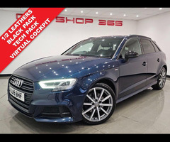 Audi A3 2.0 TDI 35 Black Edition Sportback 5dr Diesel S Tronic Euro 6 (s/s) (150 ps) + NAV + TECHNOL