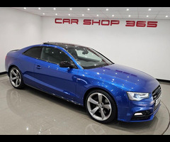 Audi A5 3.0 TDI V6 BLACK EDITION PLUS (245 PS) S TRONIC QUATTRO EURO 6 (S/S) 2DR COUPE + PAN ROOF + - 55