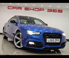 Audi A5 3.0 TDI V6 BLACK EDITION PLUS (245 PS) S TRONIC QUATTRO EURO 6 (S/S) 2DR COUPE + PAN ROOF + - 58