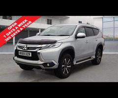 Mitsubishi Shogun Sport 2.4D 3 SUV 5dr Diesel Auto 4WD Euro 6 (181 ps) + 7 SEATS + FULL LEATHER UPHO - 7