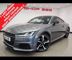 Audi TT 2.0 TFSI Black Edition Coupe 3dr Petrol S Tronic quattro Euro 6 (s/s) (230 ps) 1 LADY OWNER