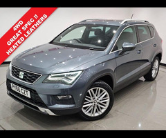 SEAT Ateca 2.0 TDI XCELLENCE SUV 5dr Diesel Manual 4Drive Euro 6 (s/s) (150 ps) + NAV + HEATED LEATH