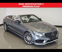 Mercedes-Benz C-class 2.1 C220d AMG Line (Premium Plus) Cabriolet 2dr Diesel G-Tronic+ Euro 6 (s/s)