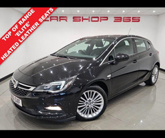 Vauxhall Astra 1.6 CDTi BlueInjection Elite Hatchback 5dr Diesel Auto Euro 6 (136 ps) + HEATED LEATH