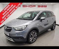 Vauxhall Crossland X 1.2 TURBO ECOTEC ELITE (110 ps) EURO 6 (S/S) SUV 5DR + PARTIAL LEATHER SEATS +