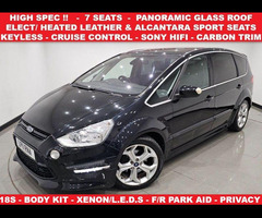 Ford S-max 2.2 TDCi Titanium X Sport MPV 5dr Diesel Manual Euro 5 (200 ps) + PAN ROOF + 7 SEATS + E/