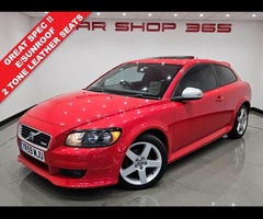 Volvo C30 1.6 PETROL (100 PS) R-DESIGN SPORT 2DR COUPE + E/SUNROOF + 2 TONE LEATHER SPORT SEATS + CR