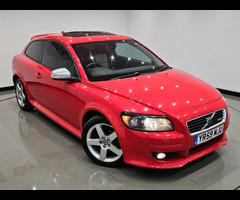 Volvo C30 1.6 PETROL (100 PS) R-DESIGN SPORT 2DR COUPE + E/SUNROOF + 2 TONE LEATHER SPORT SEATS + CR - 55