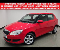 SKODA Fabia 1.2 12V SE (69 PS) EURO 5 5DR HATCHBACK + AIR CON + REVERSING CAMERA + 15 INCH ALLOYS