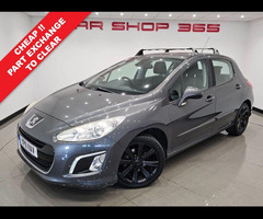 Peugeot 308 1.6 E-HDI ACTIVE (112 bhp) MANUAL ( EURO 5 ) 5DR HATCHBACK + AIR CON + SONY RADIO-CD-AUX