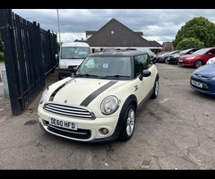 Mini Hatch 1.6 Cooper Hatch finished in White (Manual), 67543 miles with Black Cloth interior, - 4