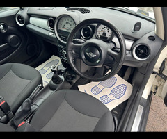 Mini Hatch 1.6 Cooper Hatch finished in White (Manual), 67543 miles with Black Cloth interior, - 6