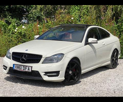 Mercedes-Benz C Class 1.8 C250 BlueEfficiency AMG Sport G-Tronic+ Euro 5 (s/s) 2dr - 2